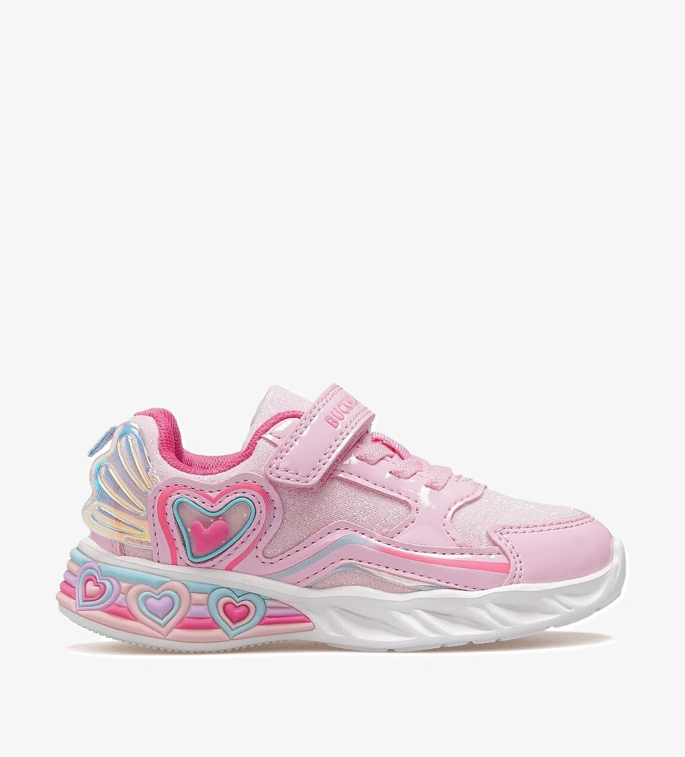 Berry Kız Çocuk Hafif Işıklı Sneaker Spor Ayakkabı 25k Buck3046 Pembe