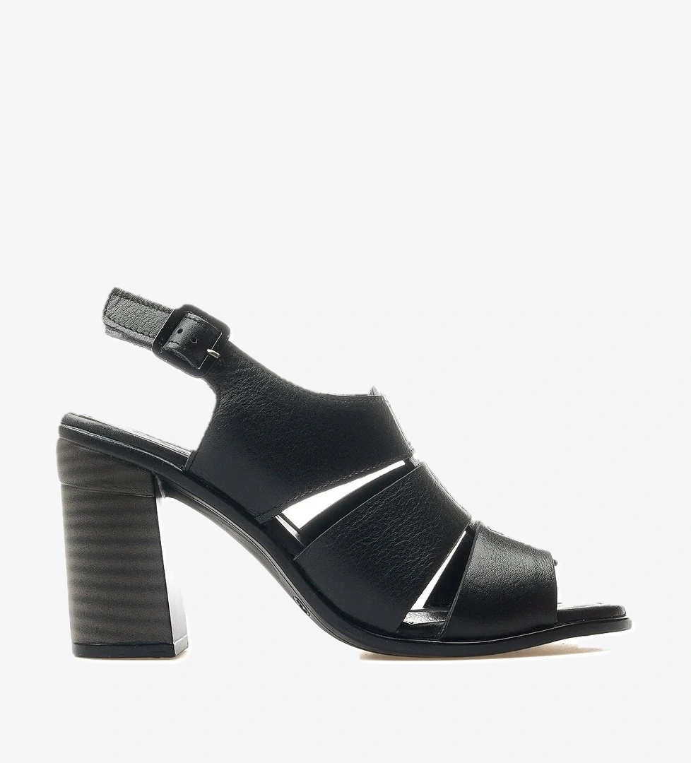 Kadın Kalın Topuklu Günlük Sandalet 25y 24381400y Z Siyah