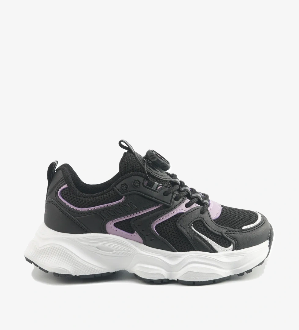 EMOTION 5PR Siyah Kız Çocuk Spor Ayakkabı - Görsel 1