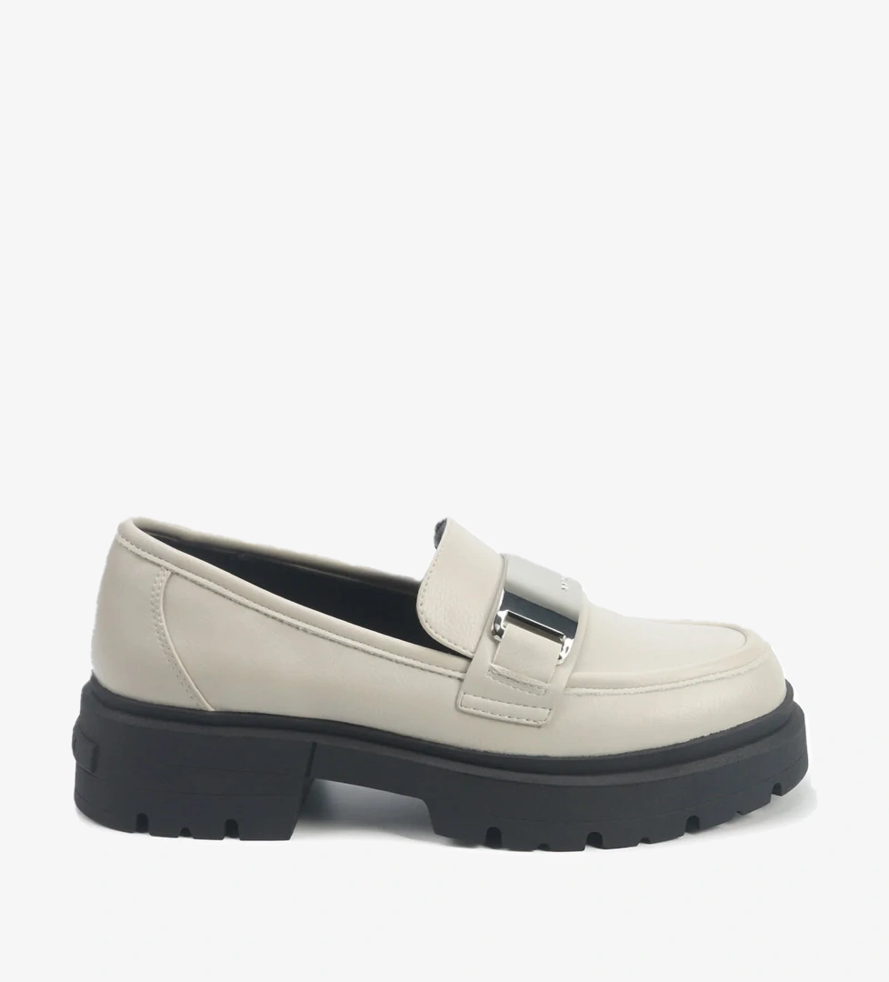 TREBO 5PR KIRIK BEYAZ Kadın Loafer - Görsel 1