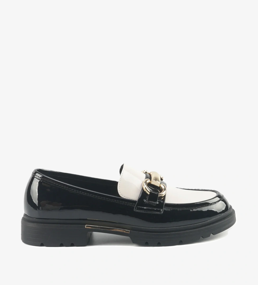 POPLEN2 5PR Siyah Kadın Loafer - Görsel 1