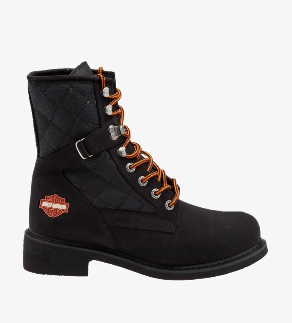 Harley Davidson New Worker Kadın Bot Siyah Nubuk model görseli