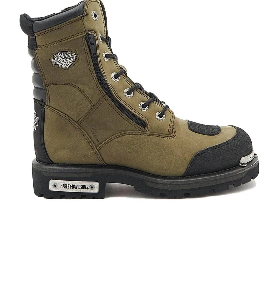 Harley Davidson Riddick 025M100552 Erkek Bot Yeşil model görseli