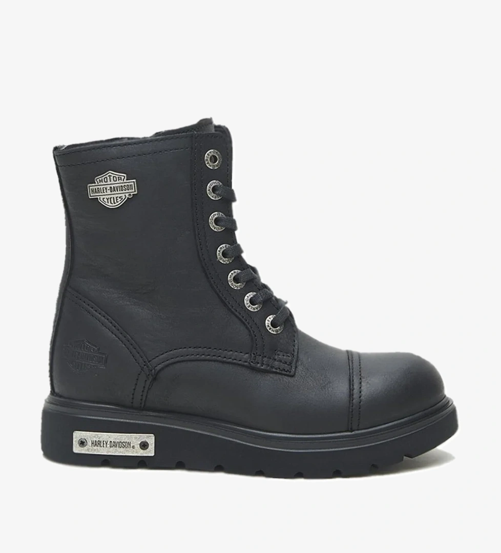 Harley Davidson 025Z100630 Tums New Kadın Deri Bot Siyah model görseli