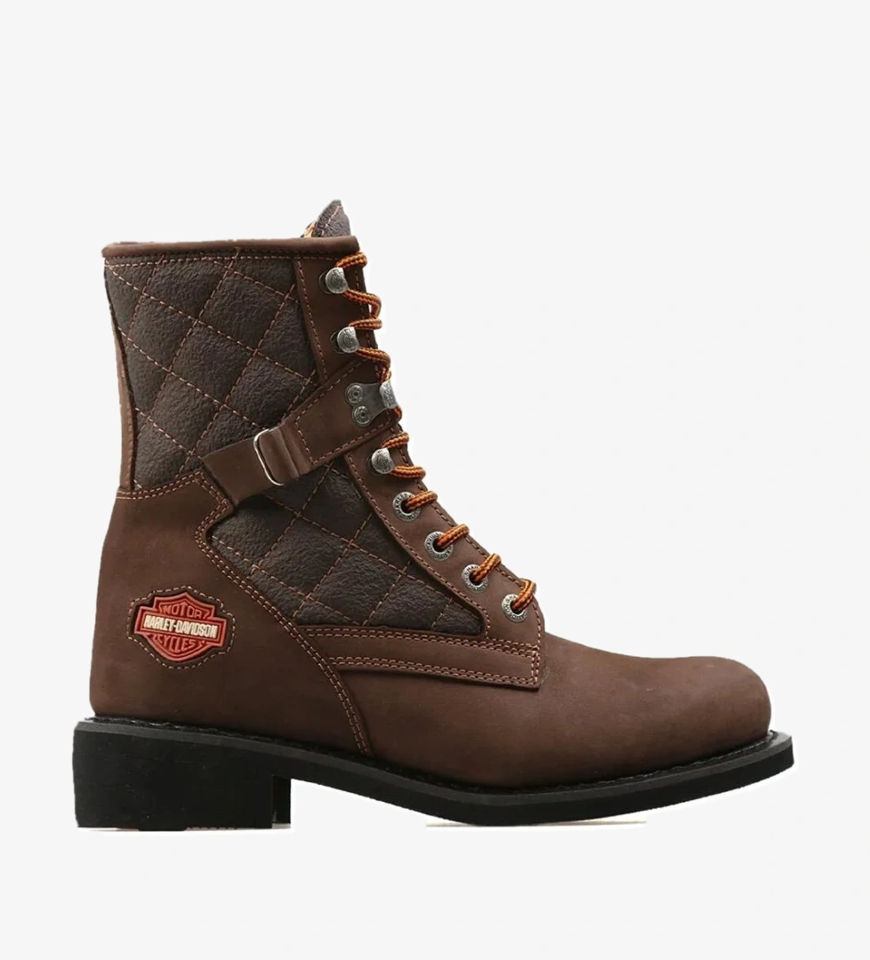Harley Davidson New Worker Kadın Bot Koyu Kahve model görseli