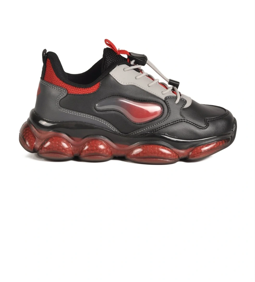 Pepino Siyah Krem Kilit Bağcıklı Kız Erkek Çocuk Spor Ayakkabı model görseli