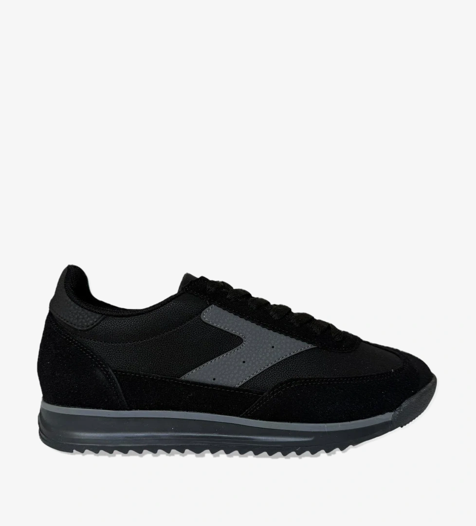 Erkek Günlük Hafif Rahat Taban Sneaker Ayakkabı SİYAH