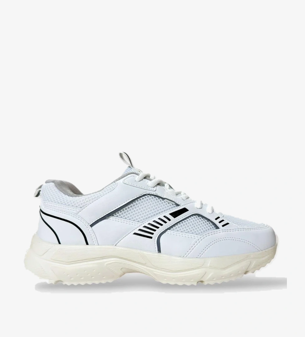 Erkek Airfile Hafif Comfort Koşu Yürüyüş Spor Ayakkabı BEYAZ - Görsel 1