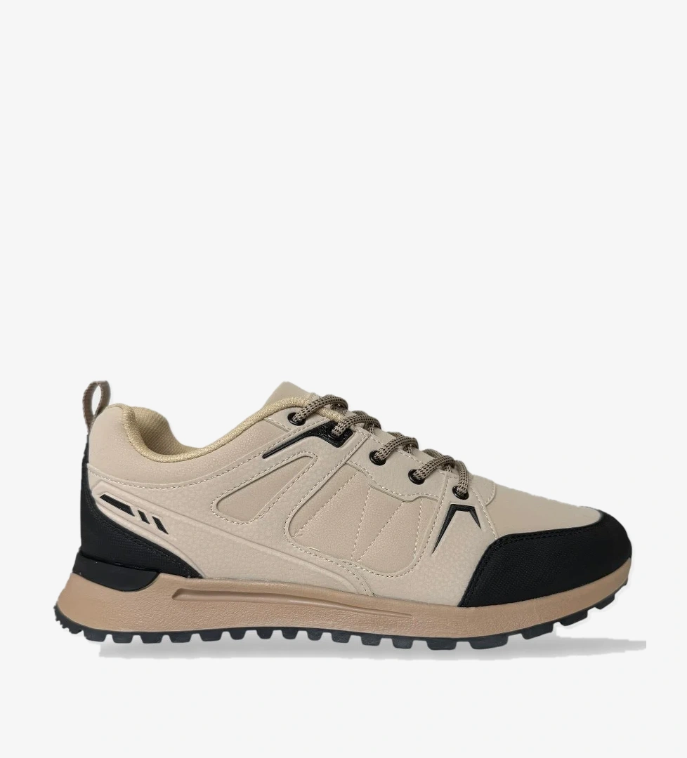 Erkek 4 Mevsim Rahat Comfort Spor Ayakkkabı BEJ