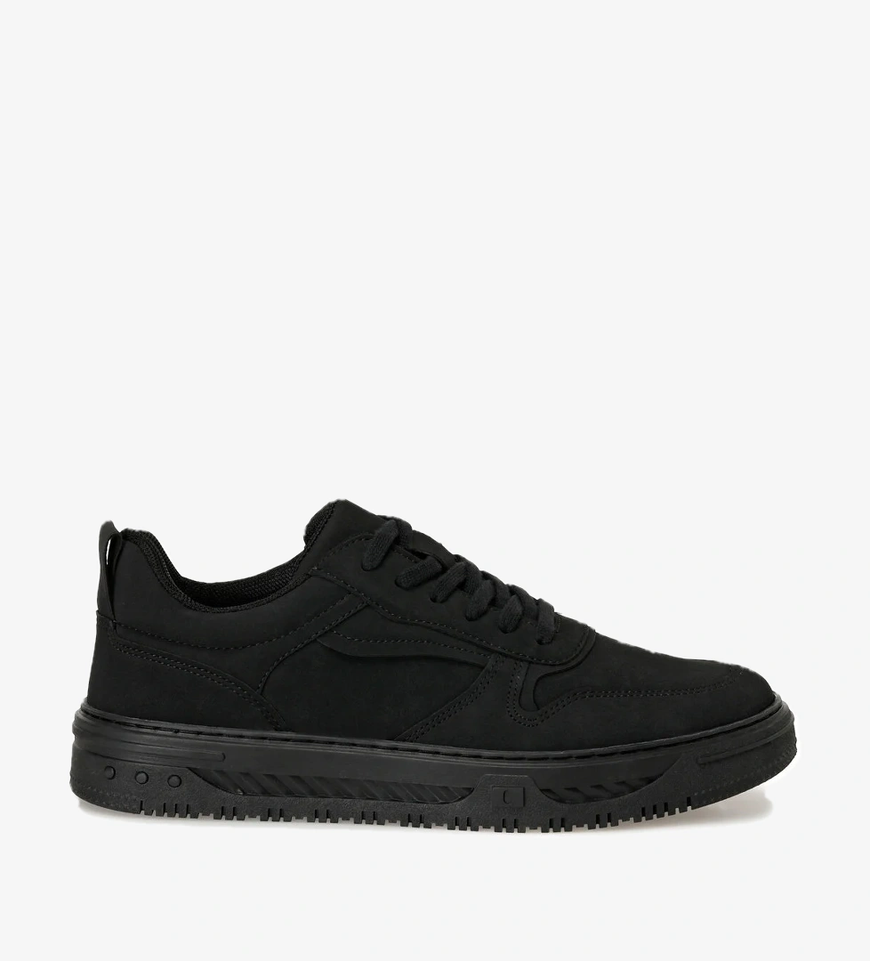 LUGANO SLV 5PR Siyah Erkek Sneaker - Görsel 1