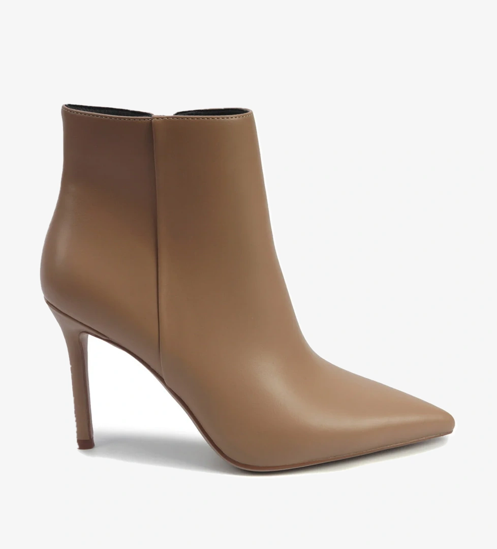 JULES 5PR Bej Kadın Topuklu Bot - Görsel 1