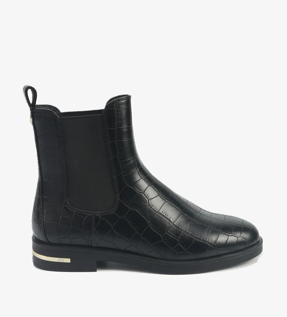 Nine West NICA2 5PR Siyah Kadın Düz Bot - Görsel 1