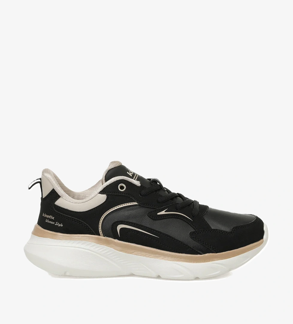 MONE PU W 5PR Siyah Kadın Sneaker - Görsel 1