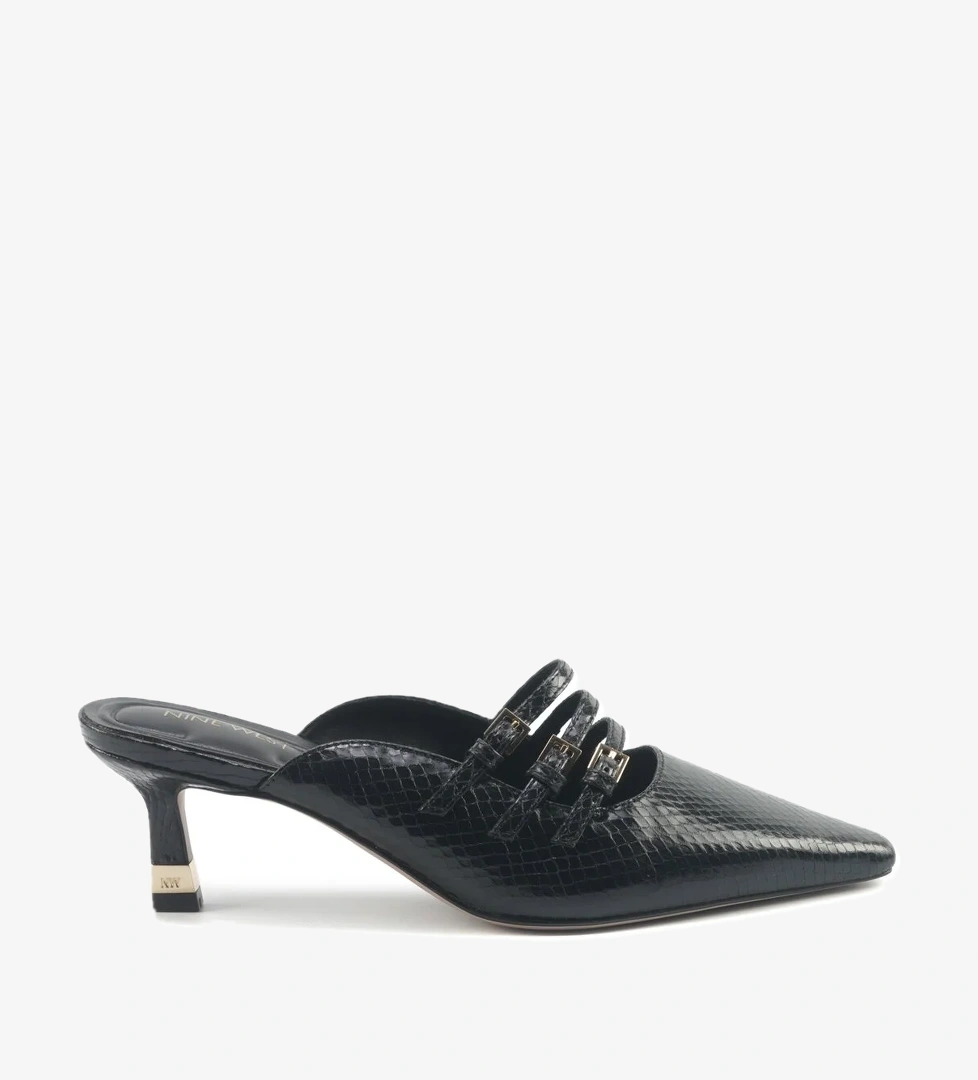 BARBARA 5PR Siyah Kadın Topuklu Terlik - Görsel 1