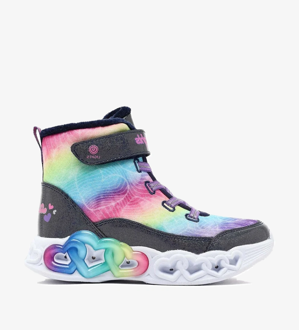 Skechers INFINITE HEART LIGHTS Lacivert Kız Çocuk Outdoor Bot