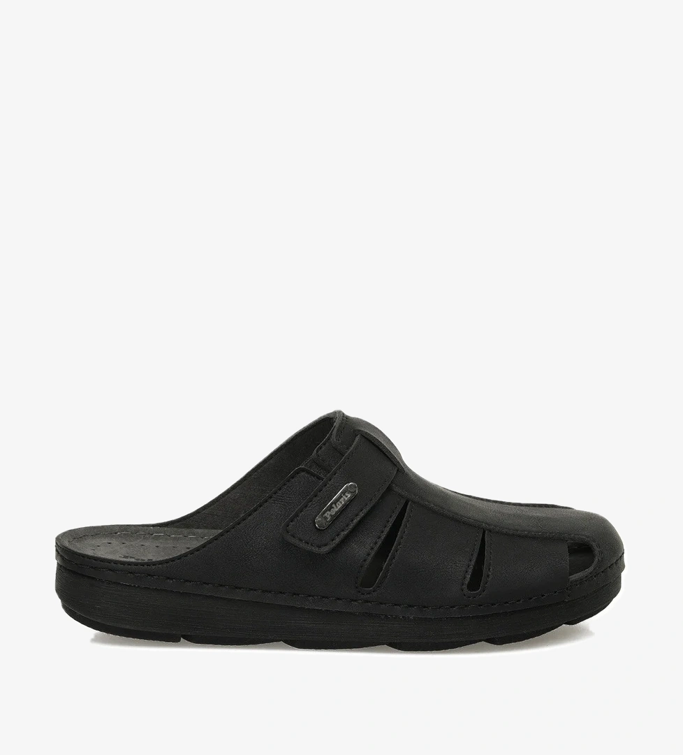 Polaris 610019.M5PR Siyah Erkek Önü Kapalı Ayakkabı - Görsel 1