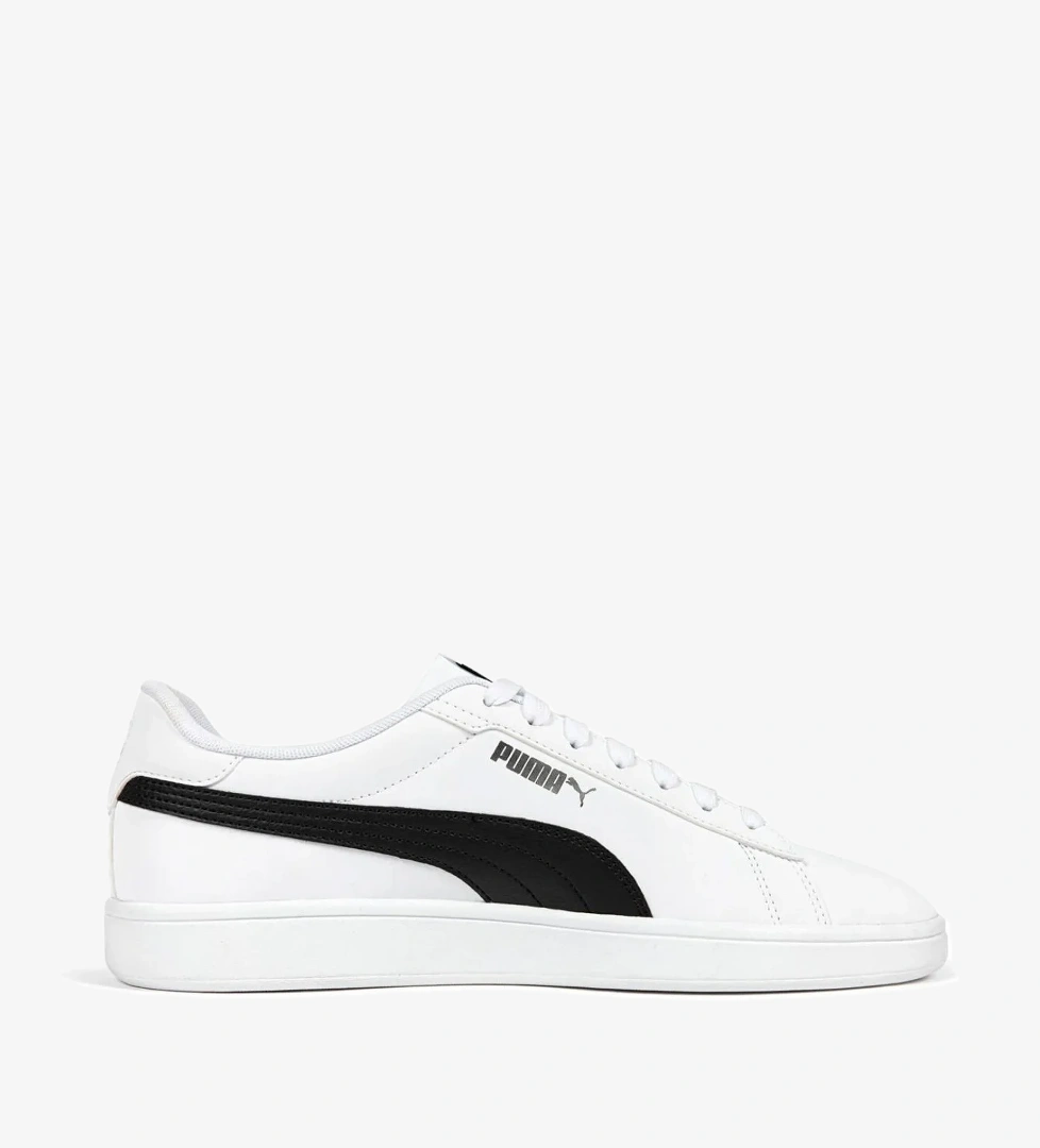 Puma 392336 Smash 3.0 Buck Spor Ayakkabı Beyaz-Siyah model görseli