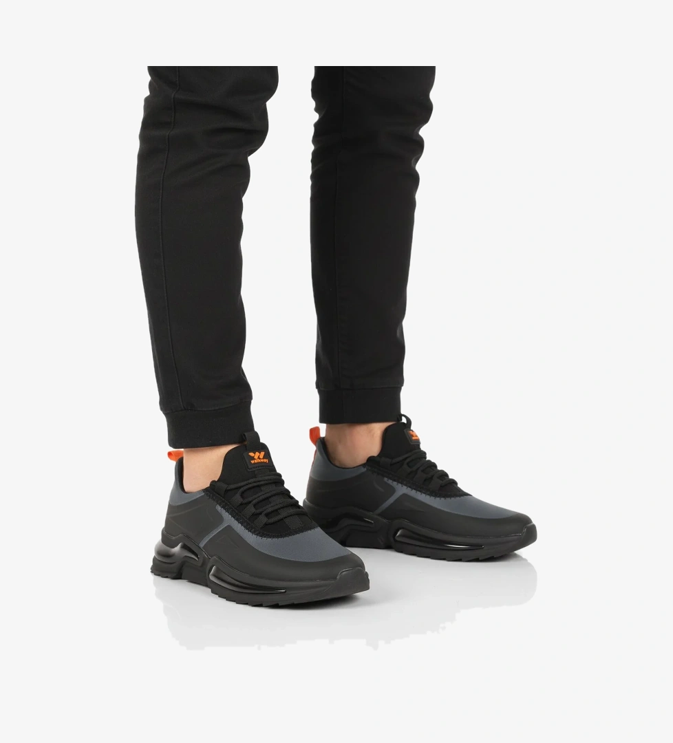 Füme Bağcıklı Hafif Esnek Erkek Spor Ayakkabı Than 836 M