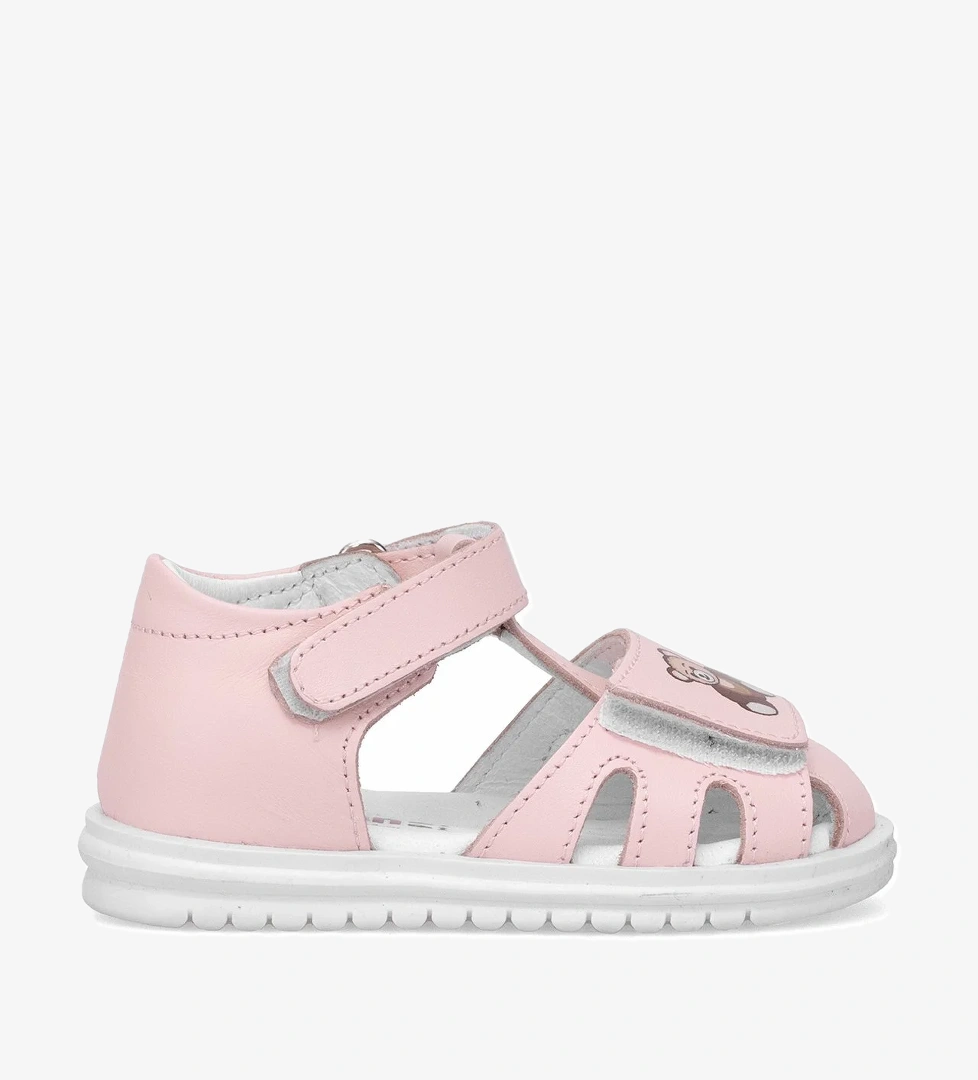 Ayakkabı Fuarı Elit AİK-1928 İlkadım Kız Çocuk Düz Sandalet Pudra model görseli