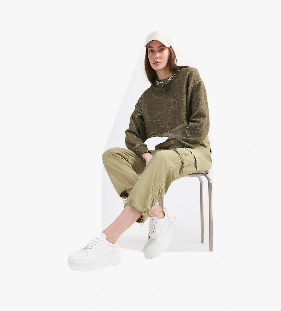 Yaya By Hotiç Beyaz Kadın Günlük Ayakkabı model görseli