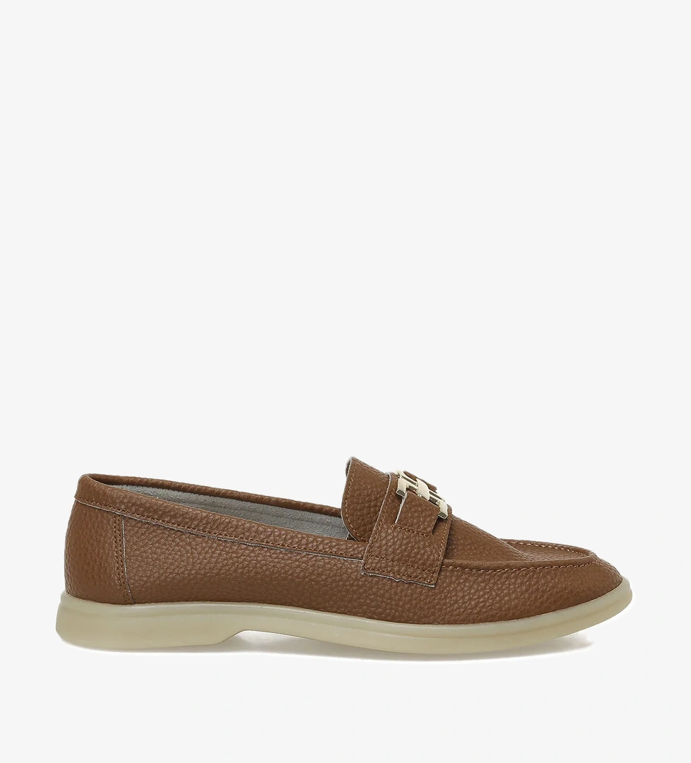 25K-8147 5PR Taba Kadın Loafer - Görsel 1
