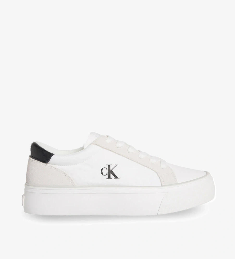 Calvin Klein Vulc Flatform Mg Nylon Mi Beyaz Kadın Sneaker model görseli