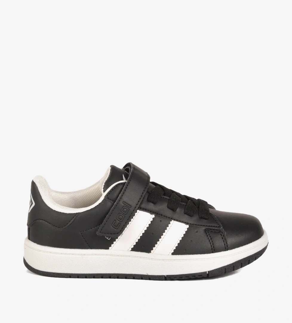 Cool Siyah Cırtlı Erkek Çocuk Sneaker