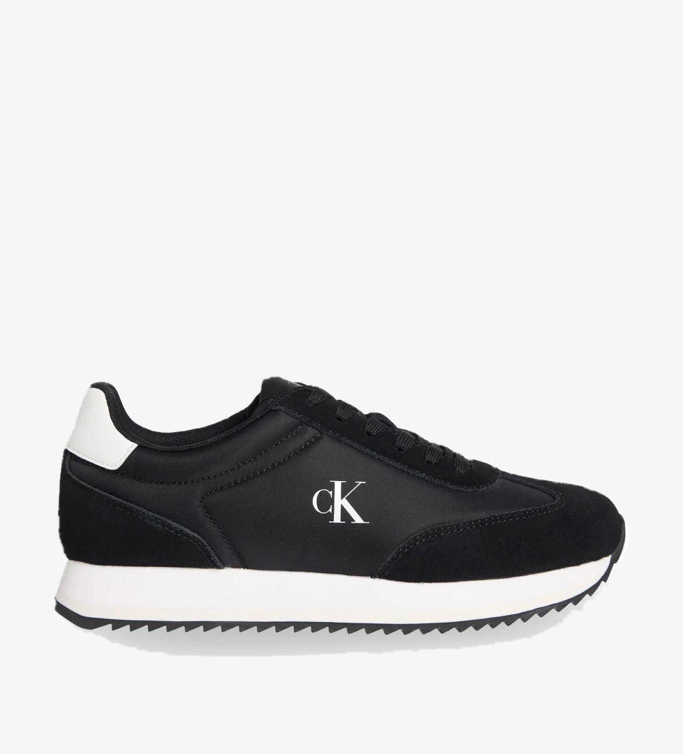Calvin Klein Calvin Klein Runner Laceup Mg Nylon Mi Siyah Kadın Sneaker model görseli