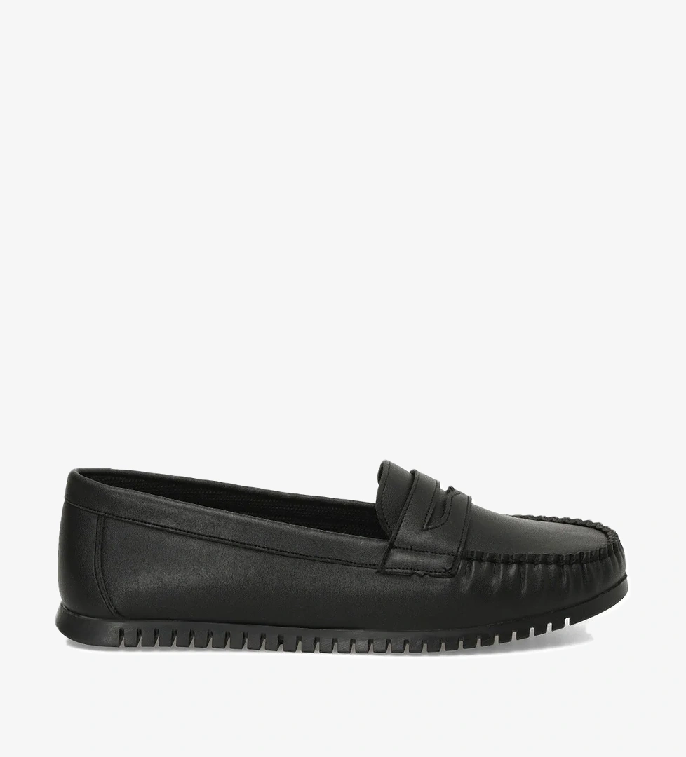 324024.Z 4PR Siyah Kadın Loafer - Görsel 1