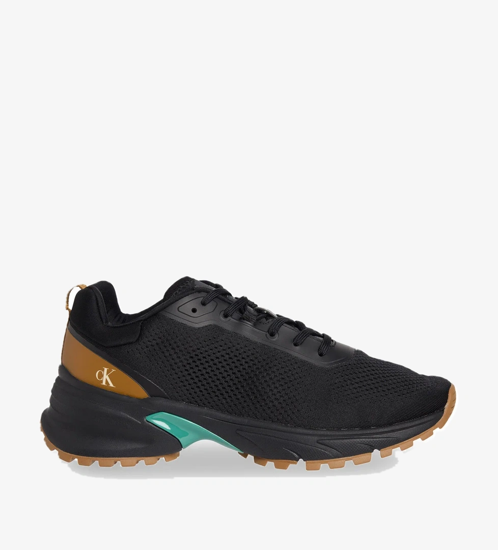Calvin Klein HIKE RUNNER TECH KNIT Siyah Erkek Sneaker