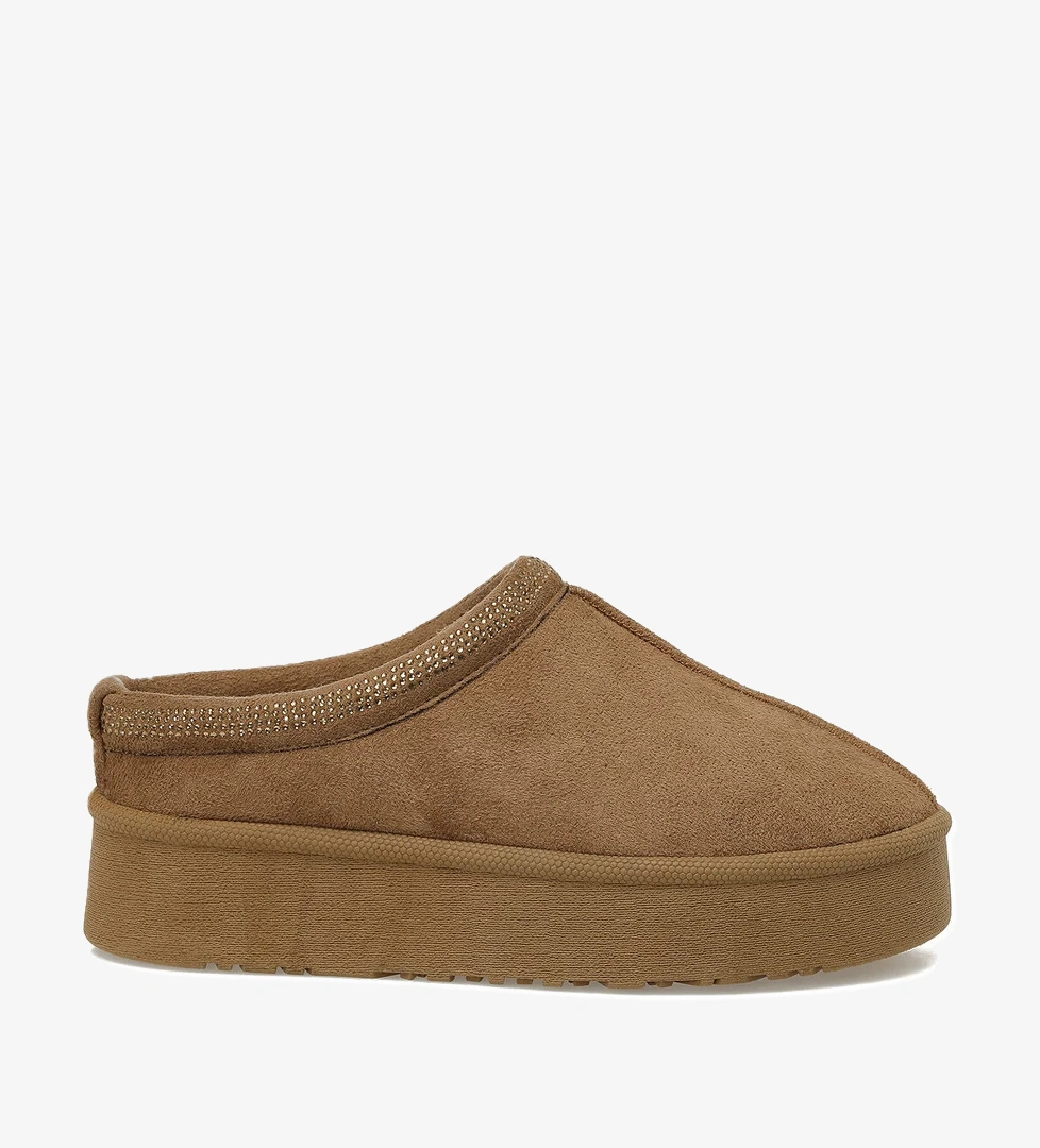 25K-7107 5PR Taba Kadın Terlik - Görsel 1