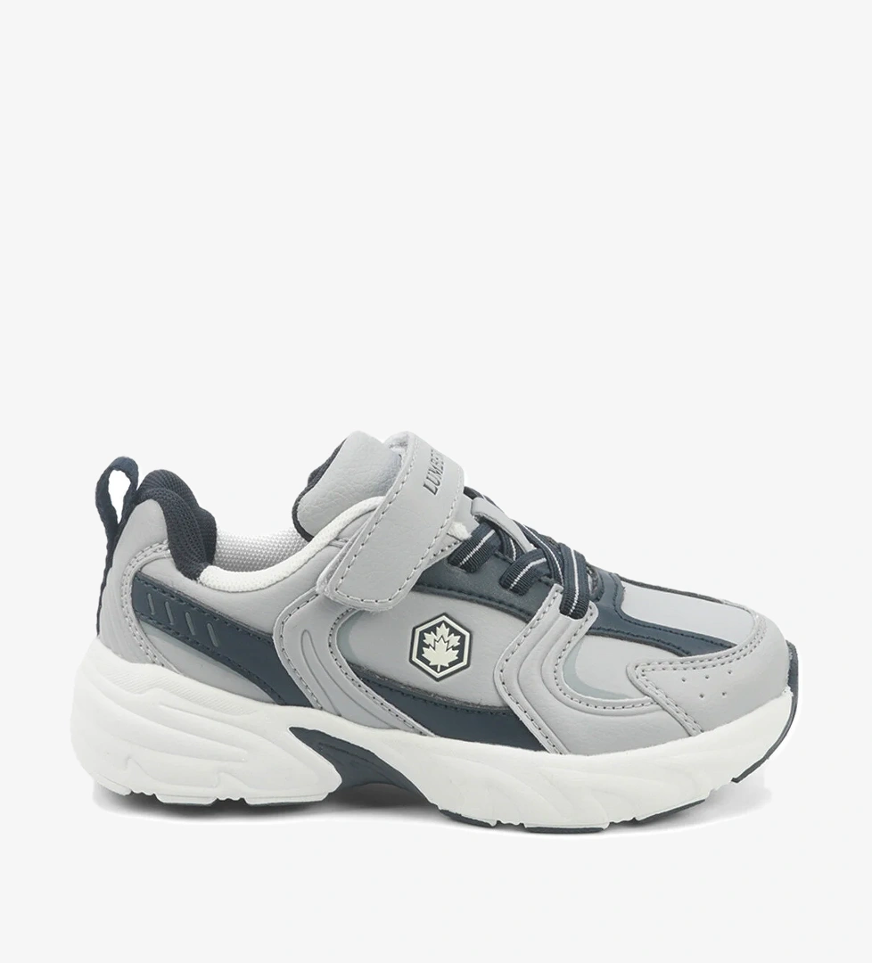 POLITA PU 5PR Gri Erkek Çocuk Spor Ayakkabı - Görsel 1