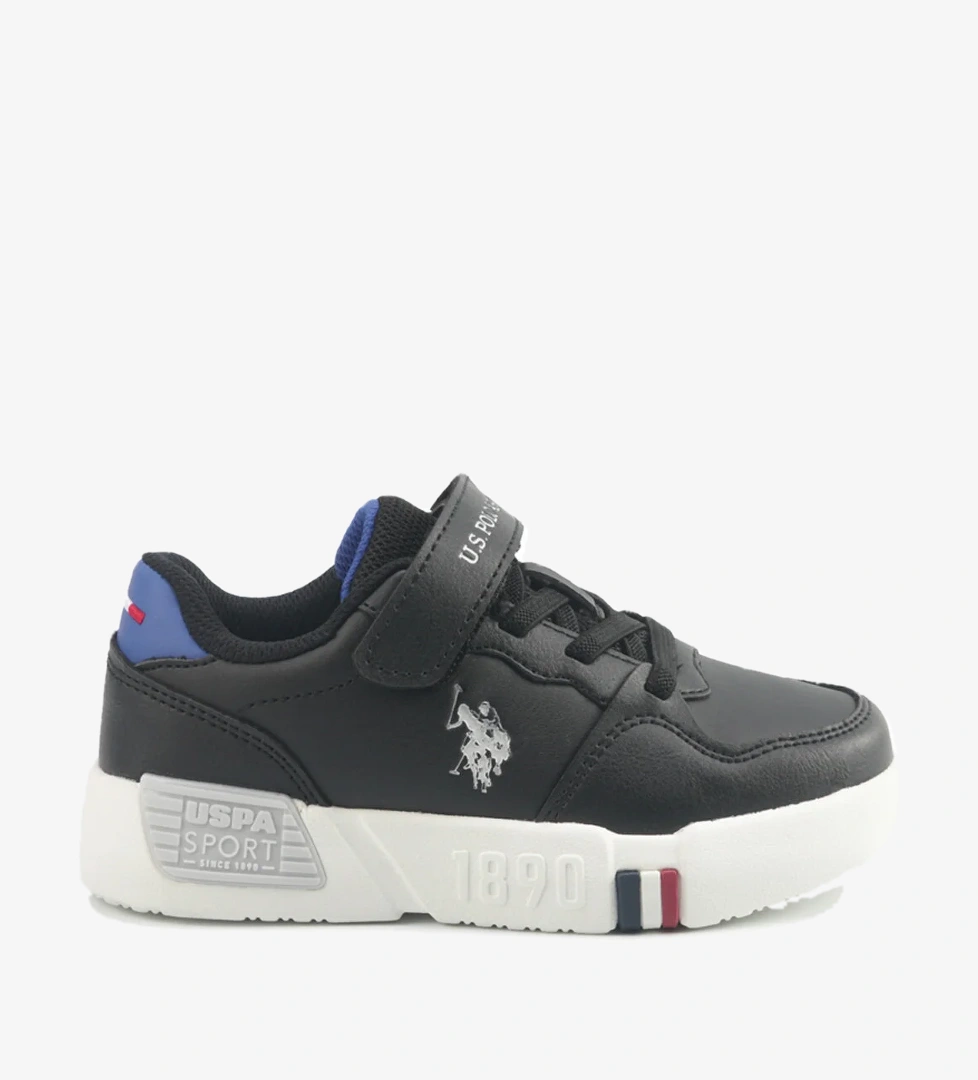 U.S. Polo Assn. UTTES JR 5PR Siyah Erkek Çocuk Sneaker - Görsel 1