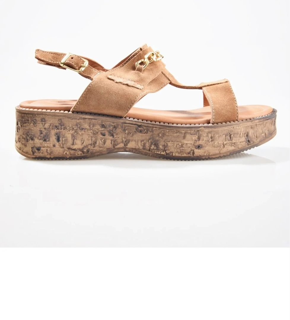 Zeyn 8125 Kadın Hakiki Deri Sandalet model görseli