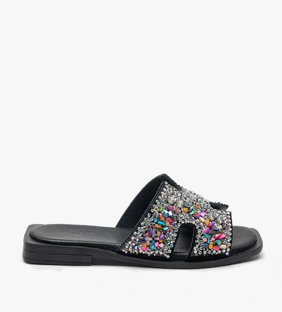 8016 Kadın Taşlı Terlik