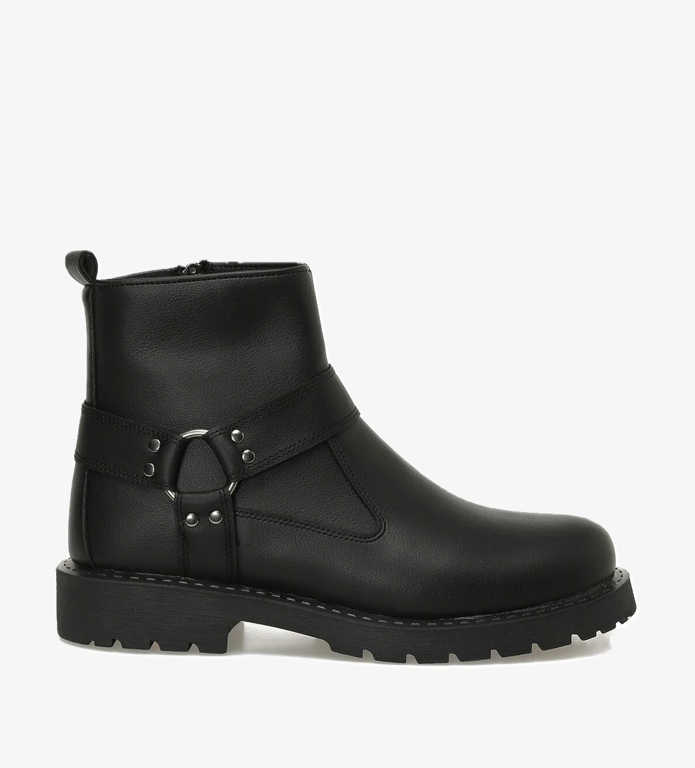 LINER 5PR Siyah Erkek Biker Bot - Görsel 1