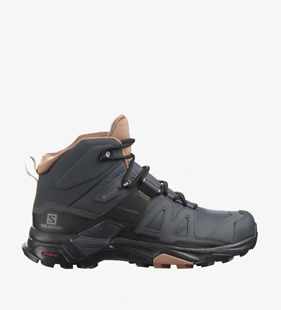 Salomon Ebony Mocha Mousse Almond Cream Salomon X Ultra 4 Mid