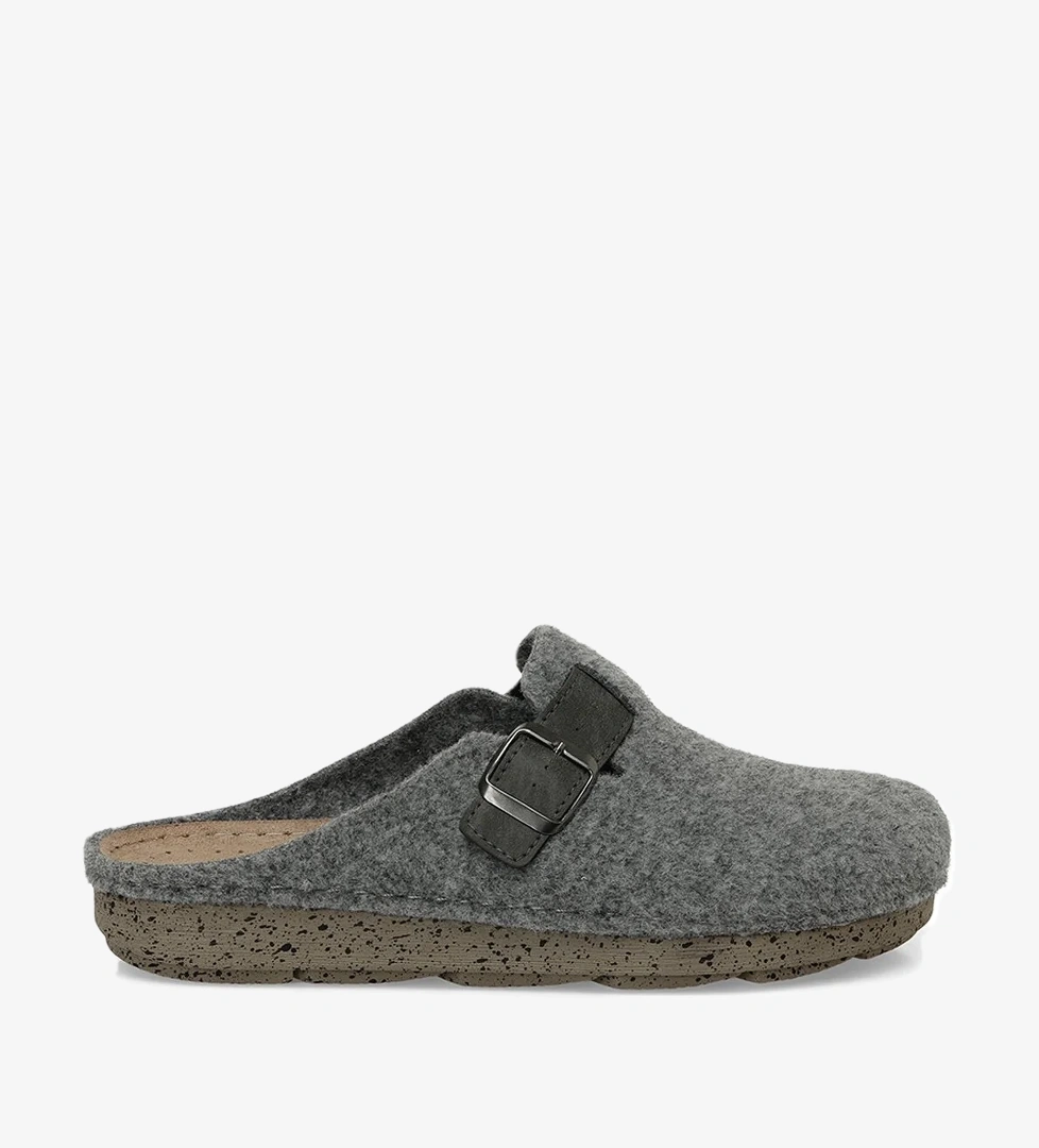 Polaris 610017.M5PR GRI Erkek Önü Kapalı Ayakkabı - Görsel 1