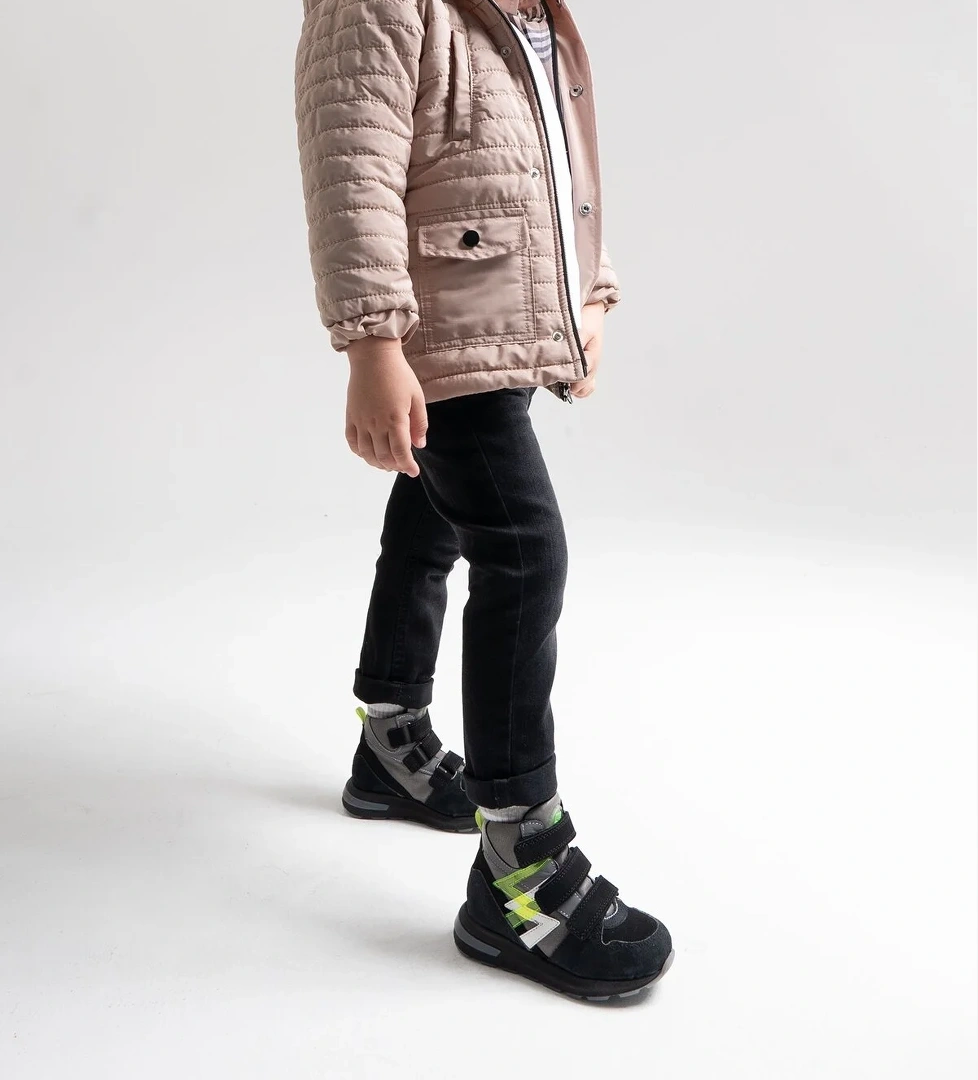 Mnpc Lacivert Mnpc Hakiki Deri Erkek Çocuk Suya Dayanıklı Anatomik Günlük Bot