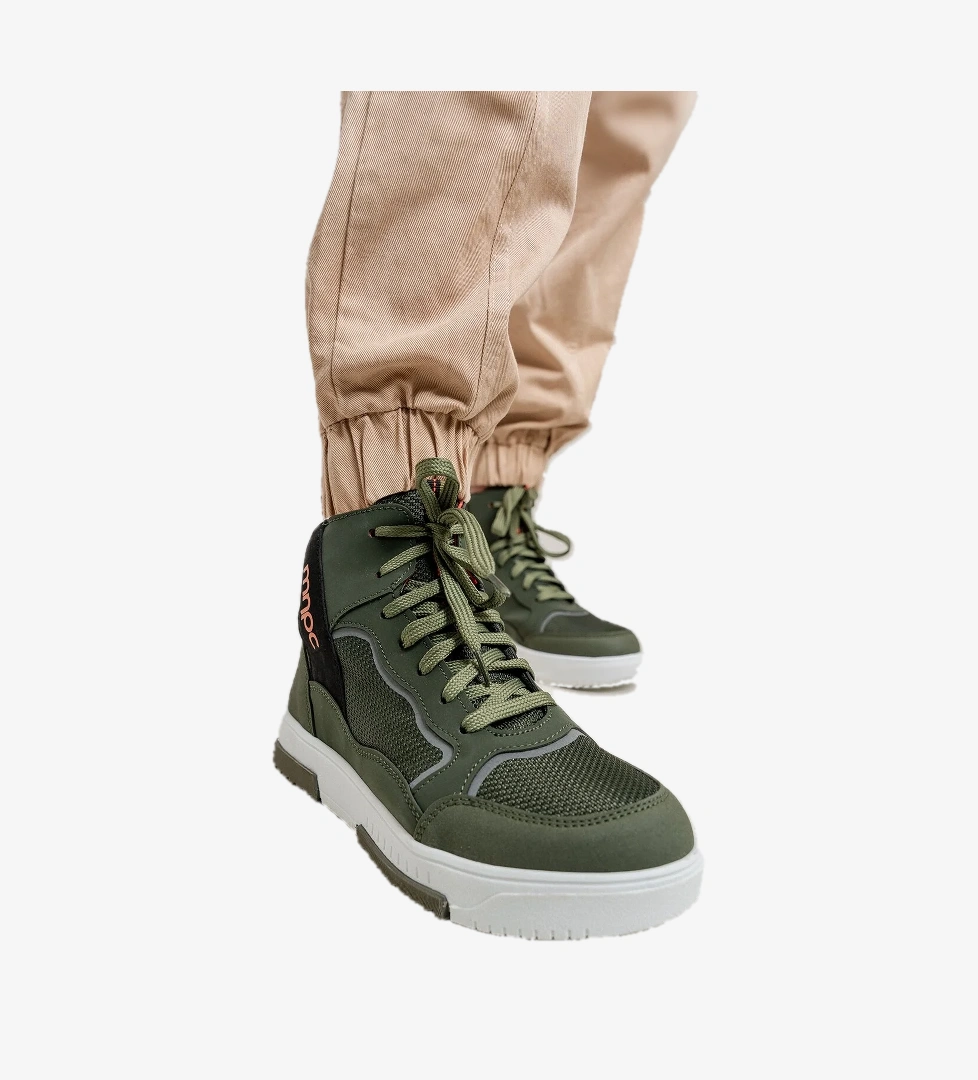 Erkek Çocuk Haki Suya Dayanıklı Anatomik Sneaker Günlük Bot