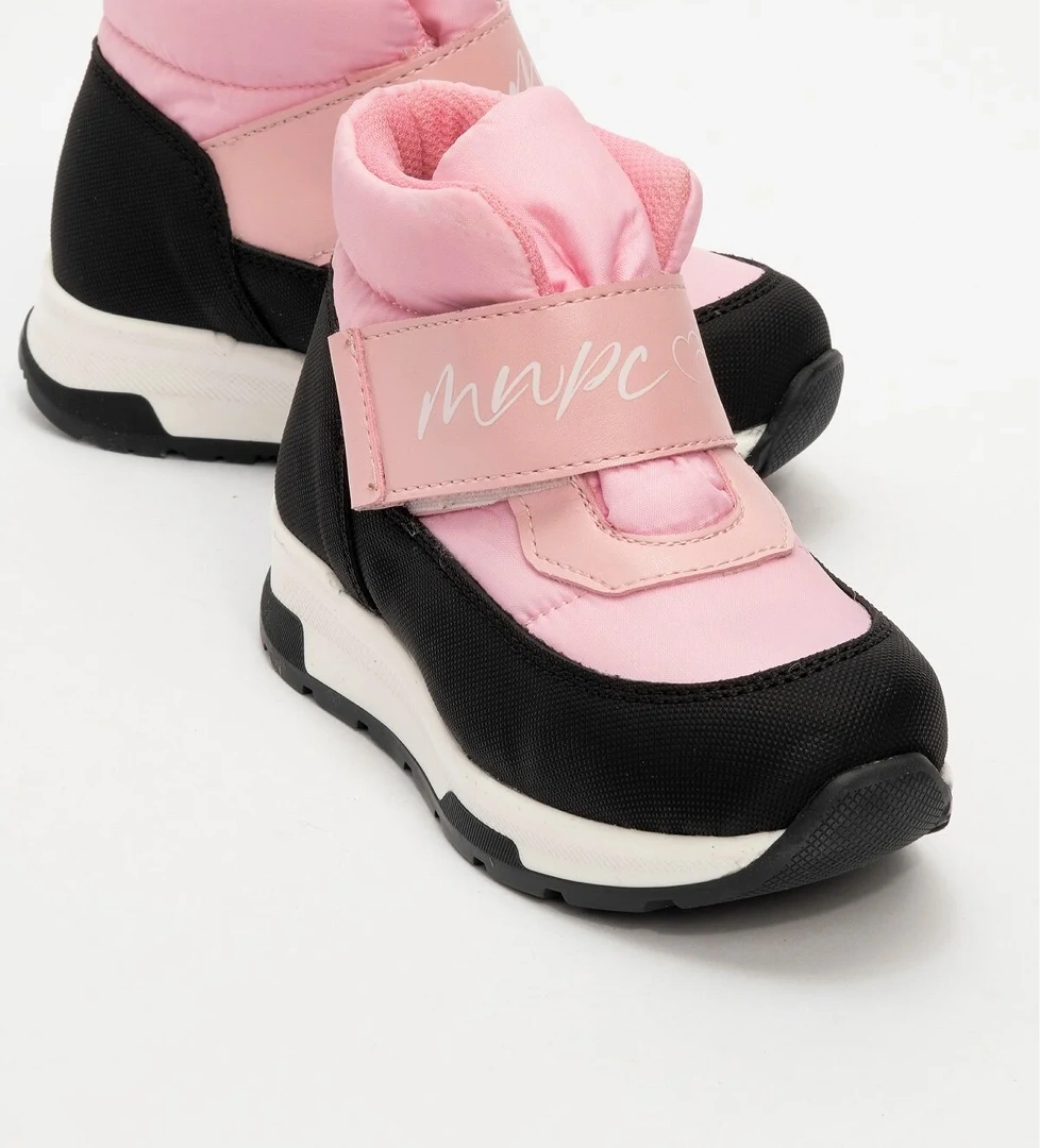 Kız Çocuk Pembe Suni Deri Suya Dayanıklı Anatomik Günlük Bot