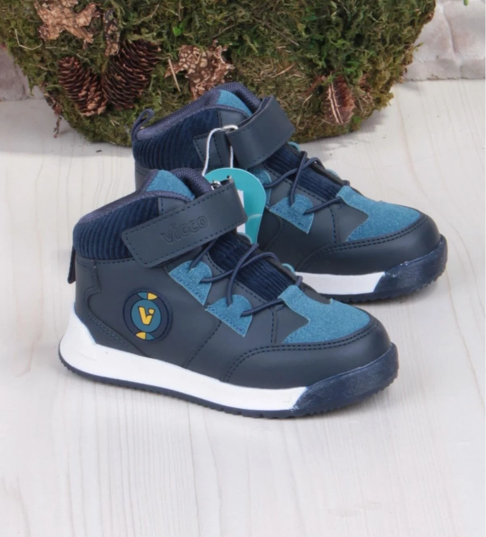 946.B24K.413 Hippi Lacivert Erkek Çocuk Bot - Görsel 1