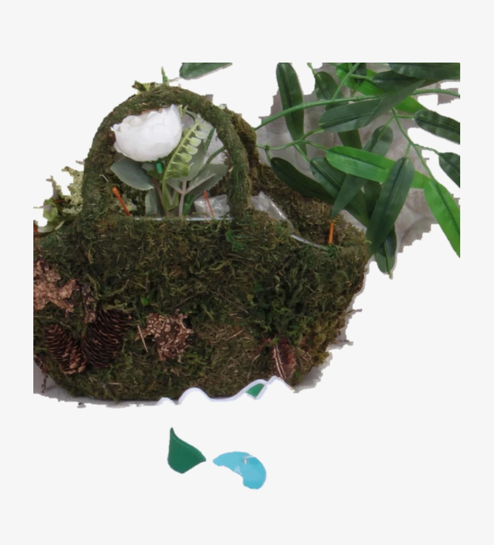 950.B25K.261 Forum Beyaz Yeşil Rahat Esnek Çocuk Ayakkabı - Görsel 1