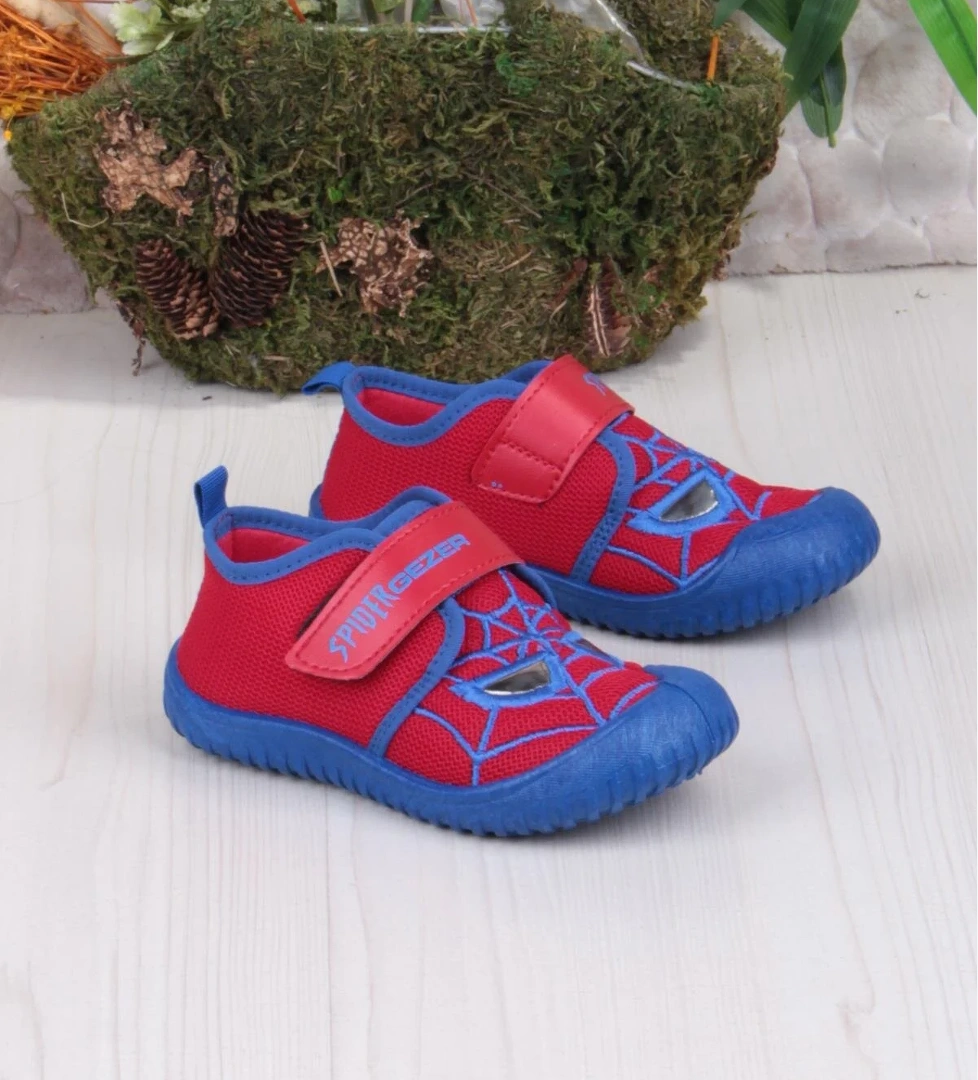 Fort 3450 Gz Spıder Anaokulu Kreş Ev Erkek Çocuk Keten Panduf Ayakkabı model görseli