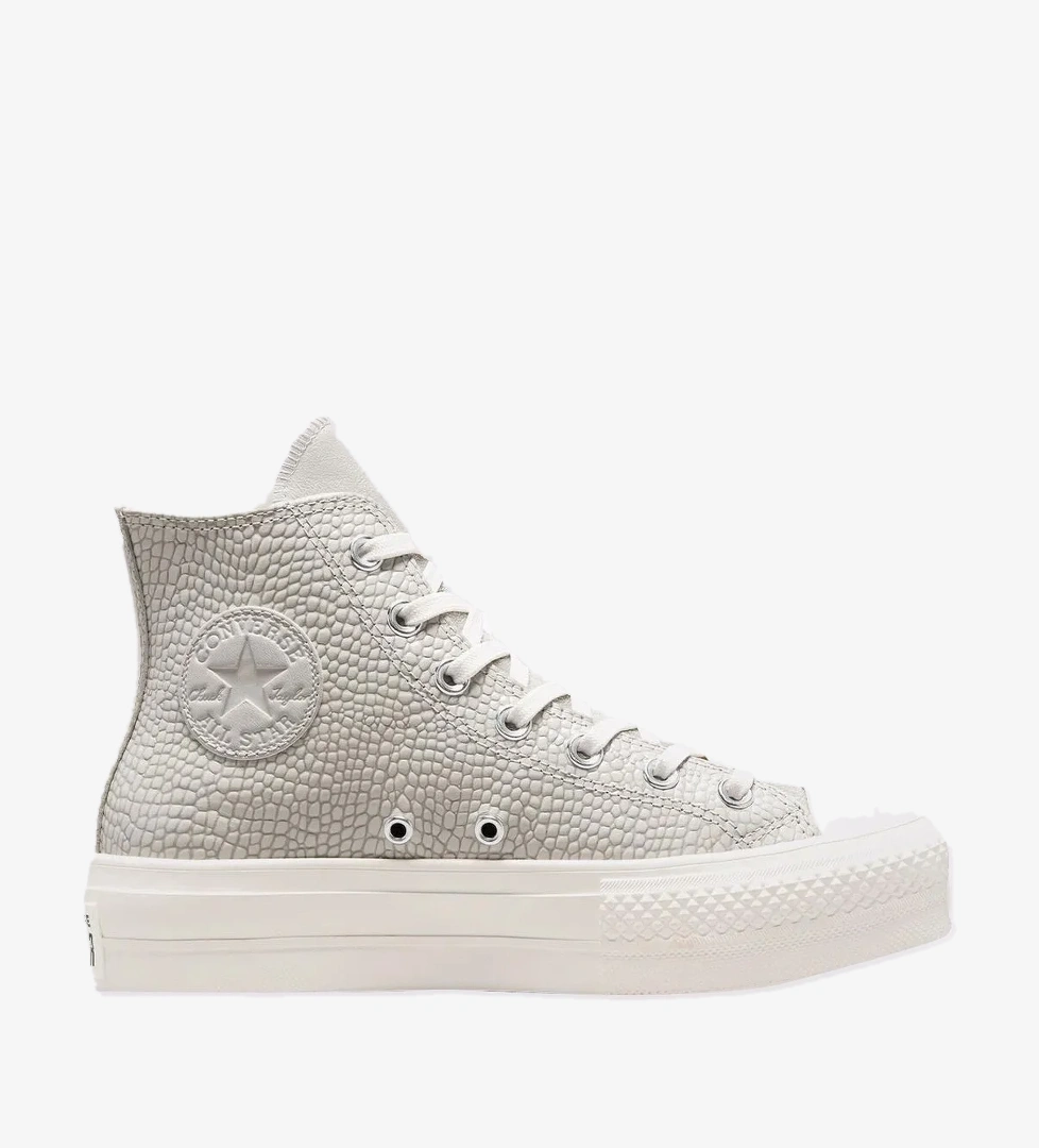 Converse CTAS LIFT HI Unisex Sneaker Ayakkabı Bej model görseli