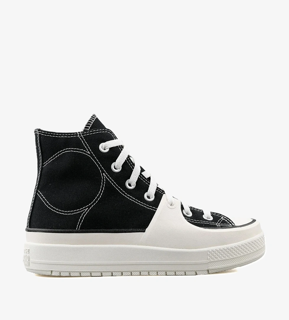 Converse Ctas Converse Consteuct Günlük Unisex Chuck Sneaker Taylor Ayakkabı All Siyah / Star Beyaz Utility model görseli
