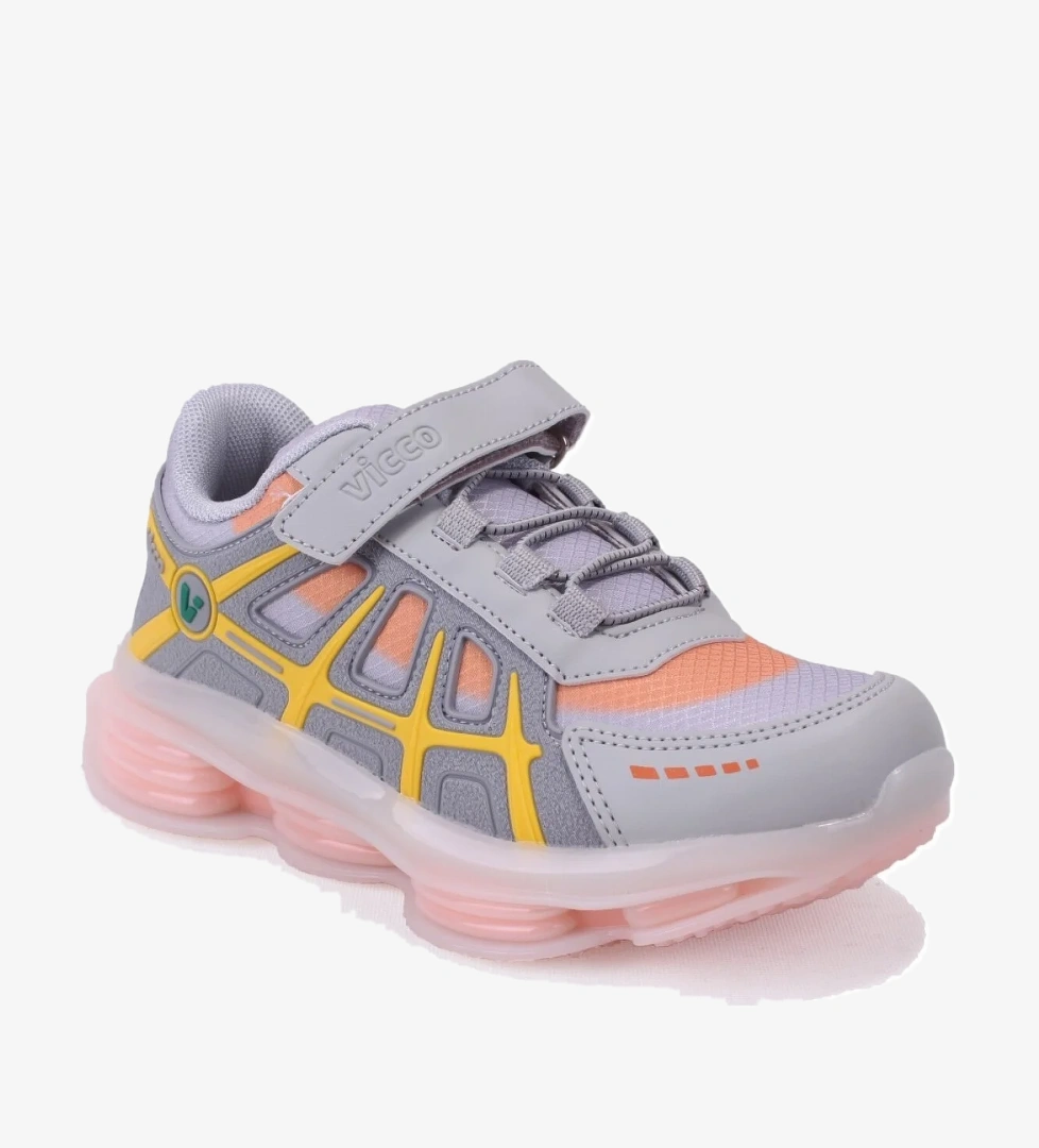 Kontra 346F25K249 Gri Ortopedik Kız Çocuk Spor Ayakkabı