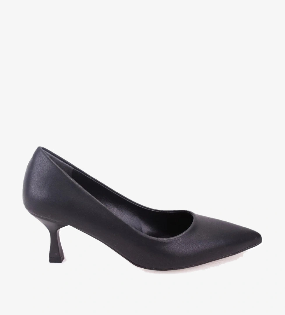 Dagoster Dza07-388499 Siyah Rugan Stiletto Topuklu Kadın Ayakkabı model görseli