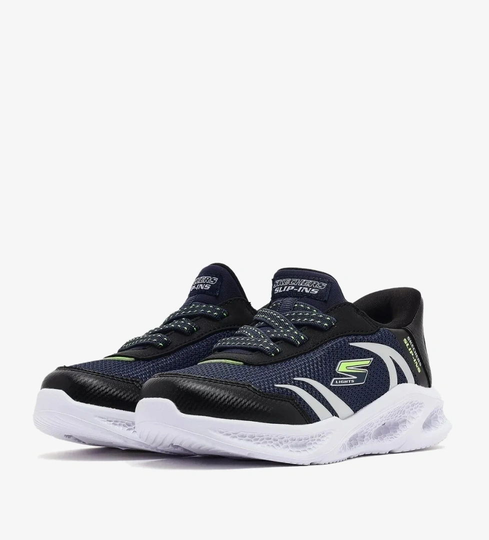Skechers Meteor Lights Brisk Beams 403848N Işıklı Ortopedik Çocuk Spor Ayakkabı model görseli