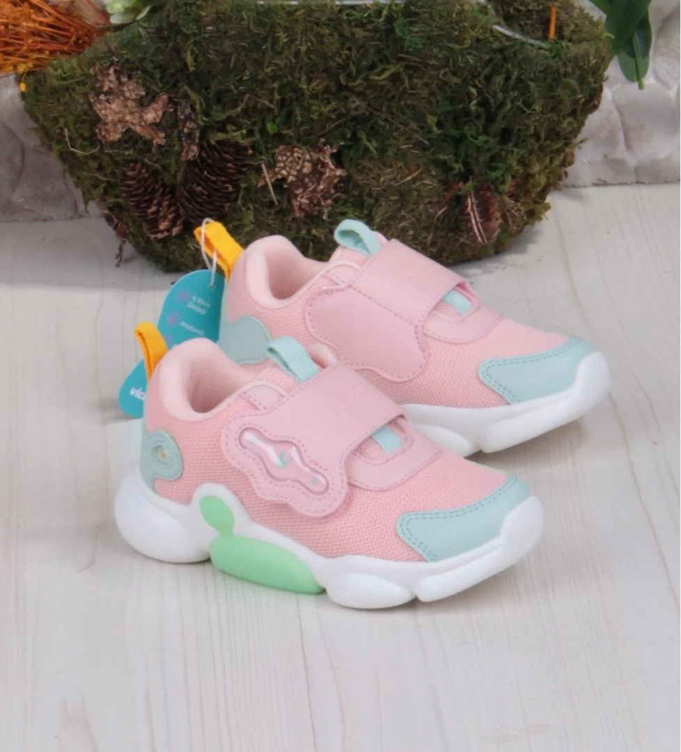 346.B24K.335 Gum Pudra Işıklı Kız Çocuk Ayakkabı - Görsel 1